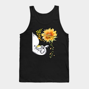 Blessed To Be Called Nana Sunflower Elephant Mothers Day Tank Top